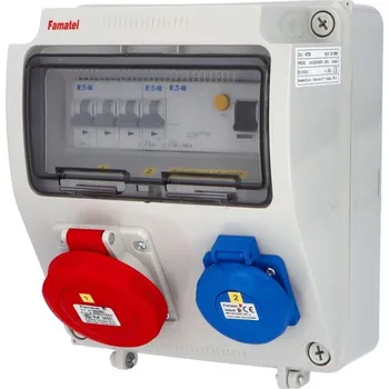 modulární přístroj a rozvaděč FAMATEL Skříň V0756-ZSF10100000.1 /3957 zásuvková V0756