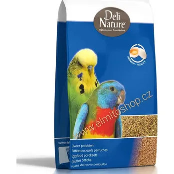 Krmivo pro ptáka Deli Nature Eggfood parakeets (Vaječná směs suchá s hmyzem pro malé a střední papoušky)