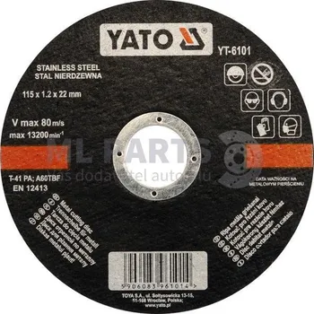 Řezný kotouč tarcza do cięcia stal nierd 115x1,2x22