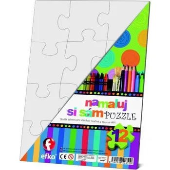 kreativní sada Namaluj si sám - puzzle obdélník