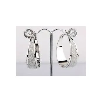 Náušnice Prosperk Náušnice kruhy pískové S4627