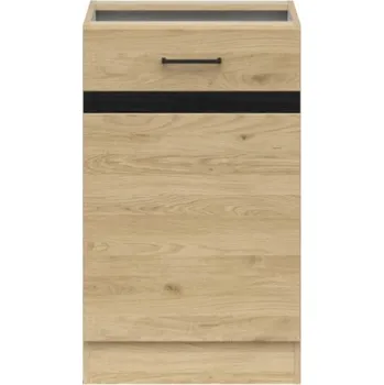 Kuchyňská skříňka Junona Line Skříňka D1D/50/82-L BBL, dub bernstein