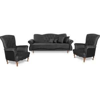 Sedací souprava Sedací souprava Panama 3+1+1, šedá (Monolith 97)