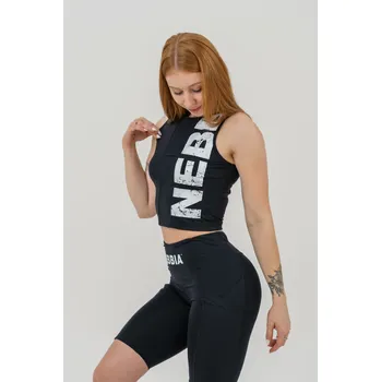 NEBBIA Tank top SNATCHED černý M