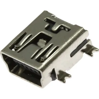 Xinya Konektor USB Mini B SMD, zásuvka přímá