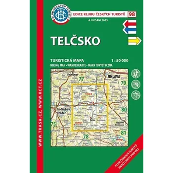 Telčsko /KČT 98 1:50T Turistická mapa