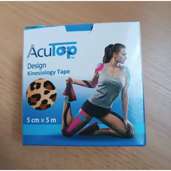 Tejpovací páska AcuTop® DESIGN - Acu Top® - tejp 5cm x 5m, Jaguár (džeg)