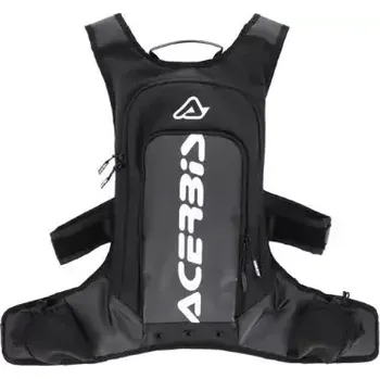 Zavazadlo na motocykl Batoh s picím vakem / picí vak ACERBIS X-STORM LOGO objem batoh 14,5 L / objem picího vaku 3 L, barva černá/šedá/bílá (mototašky, motobrašny, batůžky na motocykl)