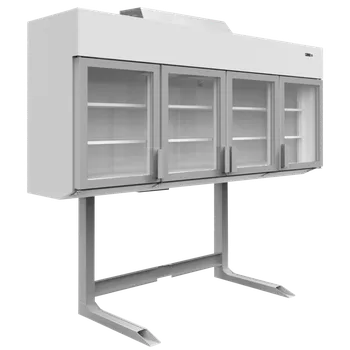 TEFCOLD MTF 250 VS – Mrazicí/chladicí vitrína nad ostrov, 4-prosklené dveře, 650 l, bílá