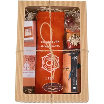 Kosmetická sada Dárková sada čakrová - Sakrální čakra