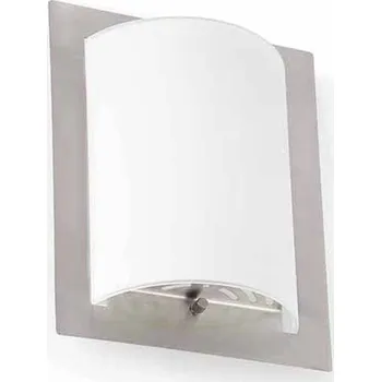 Lampička FARO BARCELONA Nástěnné světlo Diula-1 nikl 20 cm niklová matná, bílá 1 x 60 W - Doprava zdarma