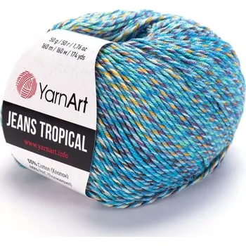 Galanterie Pletací příze Jeans Tropical 50g č.1