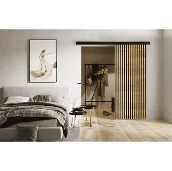 Interiérové dveře KIER Posuvné dveře BELMO | 90 cm Barva: Dub craft zlatý