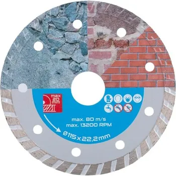 Brusný kotouč Levior Kotouč diamantový DIAMANT 115x1.8x22.2mm TURBO