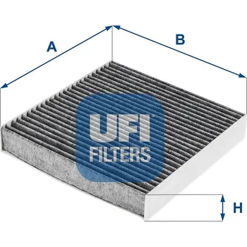 Ventilátor topení a klimatizace Filtr, vzduch v interiéru UFI 54.248.00