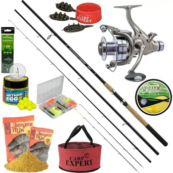 Rybářský prut CARP EXPERT ADVANCER METHOD kompletní sada pro lov feederem 3,9m