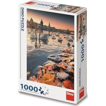 Puzzle Dino Labutě na Vltavě 1000 dílků