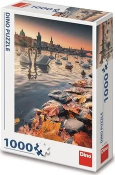 Puzzle Dino Labutě na Vltavě 1000 dílků