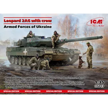 Modelářství 1/35 Leopard 2A6 Armed Forces of Ukraine w/ crew