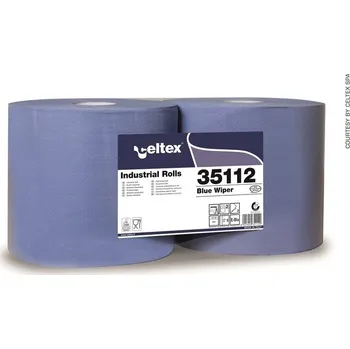 Papírový ručník Celtex průmyslová role modrá 180 m, 3-vrstvá