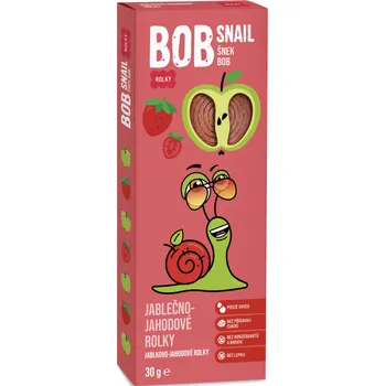 Sušené ovoce Šnek Bob Ovocné rolky jablko/jahoda