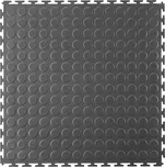 SEDCO PVC podlaha do garáží, skladů, hal ,tělocvičen ECO - T LOCK - COIN - 498x498x6,5 mm Šedá POD02-TMSE