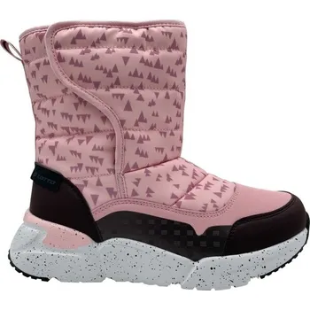 Dívčí obuv Dětská zimní obuv Lotto CASPER 27 Růžová, Černá, Bílá