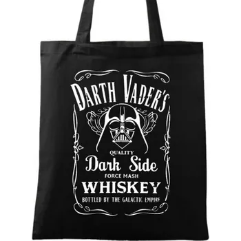 Bavlněná taška Star Wars Darth Vaders Whiskey (Barva: Černá)