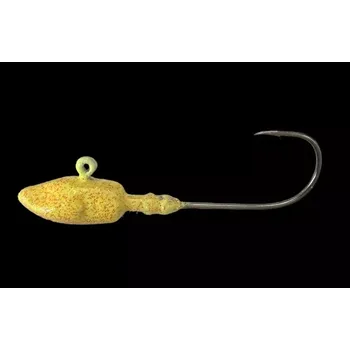 RYVALURES-GUMOVÁ BARVA NA JIGOVÉ HLAVY YELLOW FLUO RED GLITTER 80G