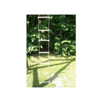 Zahradní houpačka Provazový žebřík dřevěný, 6 nášlapů