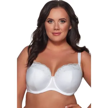 Podprsenka Dámská podprsenka Ava 2112 s krajkou Velikost: 75H, Barva: Bílá