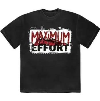 Merch Marvel Comics: Marvel Comics Unisex T-shirt: Deadpool Maximum Effort (x-large) XL