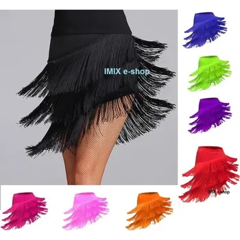 Dámská sukně Taneční sukně s třásněmi Melania Černá M