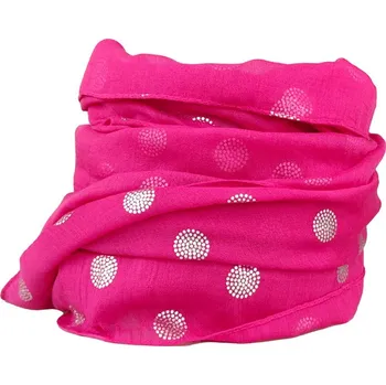 Šátek Dámský bavlněný šátek fuchsia, VELIKOST UNI