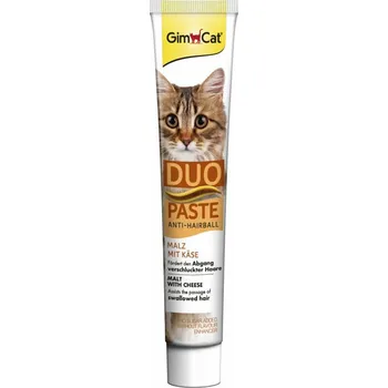 Pamlsek pro kočku Gimcat Anti-hairball Duo pasta se sýrem a maltozou 50 g