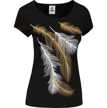 Dámské tričko Dámské triko ALTISPORT CARRYOVER ALW112122 ČERNOZLATÁ XL