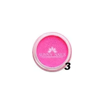 SUNNY NAILS Barevný akryl, neon růžový
