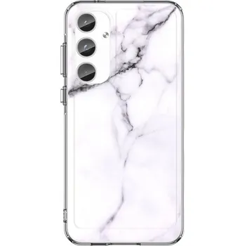 Pouzdro na mobilní telefon Kryt Samsung A55 pevný Mramor bílý (obal neboli pouzdro na Samsung A55)