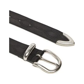 Opasek Guess Pánský pásek Designed Folk Belt M4BZ32 L0VH0 Černá L