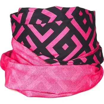 Šátek Dámský pestrobarevný cyklamenový šátek, VELIKOST UNI