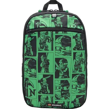 Sportovní batoh Černo-zelený batoh LEGO Small Extended Backpack 20222-2201 Velikost: ONE SIZE