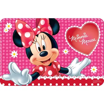 prostírání Dětské prostírání Disney Minnie 43 x 28 cm, Srdce