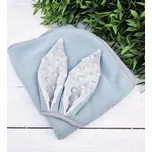 Nellys Osuška s kapucí wafle MINT 80x80cm