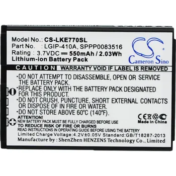 Baterie pro mobilní telefon Baterie Cameron Sino CS-LKE770SL pro LG 278A - neoriginální