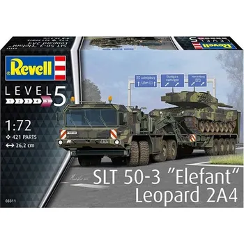 Plastikový model SLT 50-3 Elefant + Leopard 2A4 (1:72)
