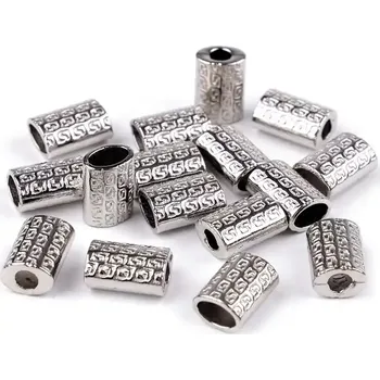 Příslušenství k šicímu stroji Kovová koncovka na šňůru Ø4 mm (Kovová koncovka na šňůru/ozdoba)