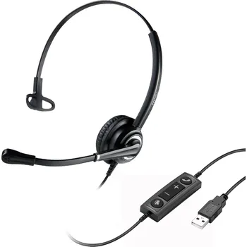 Sluchátka WELL Mairdi MRD-612 USB, náhlavka, jednoušní