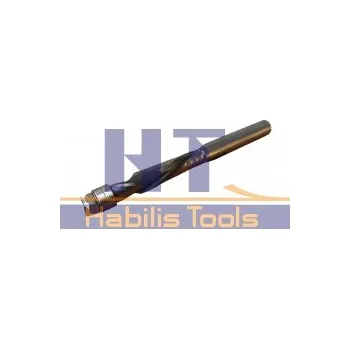 Fréza Monolitní tvrdokovová dvouřezná spirálová fréza s dvojitým kuličkovým ložiskem D12 | S12