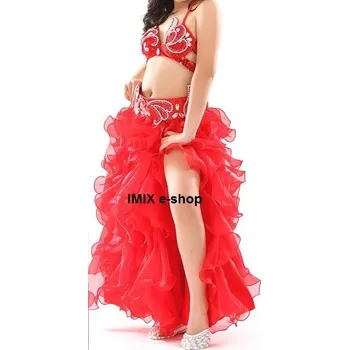 Karnevalový kostým Profi dětský tří dílný kostým PARIS - Výprodej Sytě červená