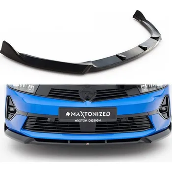 Nárazník Spojler pod nárazník lipa V.1 Opel Astra L (MK5) černý lesklý plast